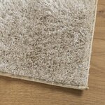 vidaXL Tapis ISTAN à poils longs aspect brillant beige 200x280 cm