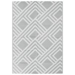 vidaXL Tapis d'extérieur gris 140x200 cm PP