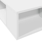 vidaXL Cadre de lit sans matelas blanc 90x200 cm