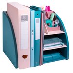 Organiseur De Bureau The Organizer Skandi - Bleu Pacifique/nude - Exacompta