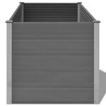 vidaXL Lit surélevé de jardin WPC 150x100x91 cm Gris