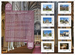 Collector 8 timbres - Le patrimoine architectural du sanctuaire de Sainte-Anne-d'Auray - Lettre Verte