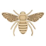 Silhouette Abeille Bois