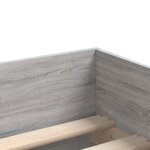 vidaXL Cadre de lit avec tiroirs sonoma gris 100x200 cm