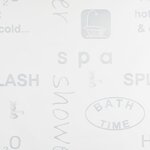 vidaXL Store roulant de douche 120x240 cm Éclaboussures