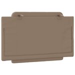 vidaXL Coussin de tête de lit cappuccino 90 cm similicuir