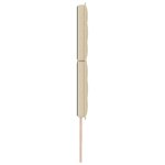 vidaXL Tête de lit Design à lignes Crème 90 cm Tissu