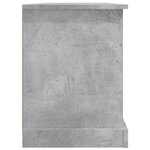 vidaXL Meuble TV gris béton 99 5x35 5x48 cm bois d'ingénierie