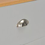 vidaXL Buffet Gris 112x35x81 cm