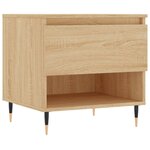 vidaXL Tables basses 2 Pièces chêne sonoma 50x46x50 cm bois d'ingénierie