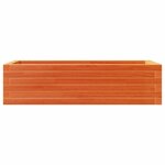 vidaXL Jardinière cire marron 90x40x23 cm bois de pin massif