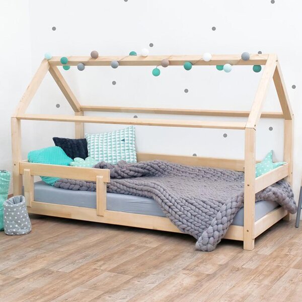Lit cabane enfant TERY 80 x 180 verni