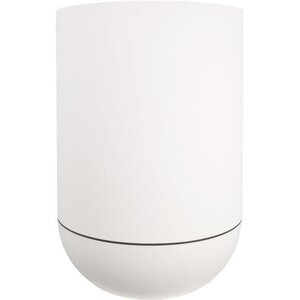 Bac à fleurs rond GRANIT TULIPE - Plastique Ø 50 cm - Blanc