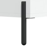 vidaXL Table de chevet blanc 40x35x47 5 cm bois d’ingénierie