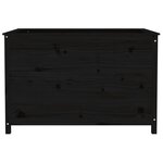 vidaXL Lit surélevé de jardin noir 119 5x82 5x78 cm bois de pin massif