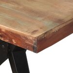 vidaXL Table à manger 200x90x76 cm Bois de récupération massif