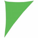 vidaXL Voile d'ombrage 160 g/m² Vert clair 4x5x6 8 m PEHD