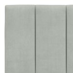 vidaXL Cadre de lit sans matelas gris clair 160x200 cm velours