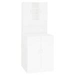 vidaXL Meuble pour machine à laver Blanc