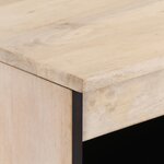 vidaXL Armoire latérale 60x33x75 cm bois massif de manguier