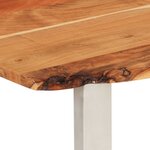 vidaXL Table de salle à manger 180x90x76 cm Bois d'acacia massif