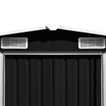 vidaXL Abri de jardin 257x580x181 cm Métal Anthracite