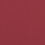vidaXL Coussins de chaise de jardin lot de 2 rouge bordeaux 50x50x4 cm