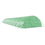 vidaXL Serre avec cadre en acier vert 110 m² 22x5x2 3 m