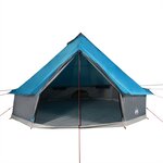 vidaXL Tente familiale tipi 8 personnes bleu imperméable