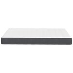 Matelas à ressorts ensachés vidaXL Gris foncé Medium 120x200x20 cm Tissu