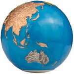 Pièce de monnaie en Argent 5 Dollars g 155.5 (5 oz) Millésime 2024 Blue Marble BLUE MARBLE