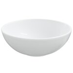 vidaXL Lavabo blanc 28x28x10 cm céramique