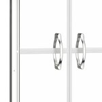 vidaXL Porte de douche ESG transparent 91x190 cm