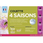 Couette 4 saisons - 240 x 260 cm - Blanc