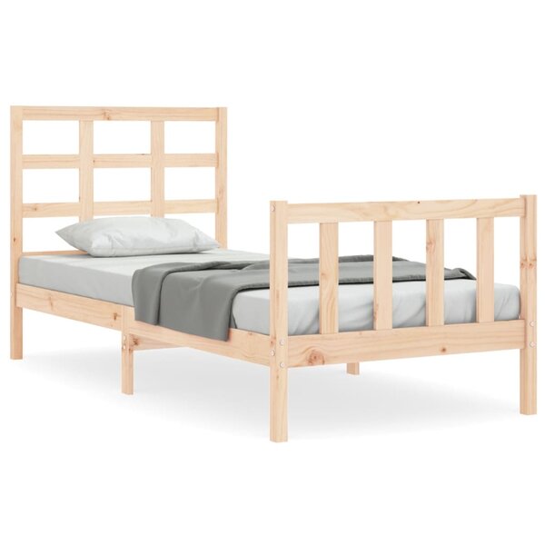 vidaXL Cadre de lit sans matelas 100x200 cm bois massif de pin