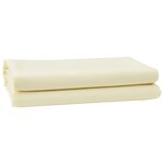 vidaXL Tissu de remplacement de store Crème 10x1.6 m