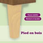 vidaXL Buffet Chêne marron 34 5x32 5x90 cm Bois d'ingénierie
