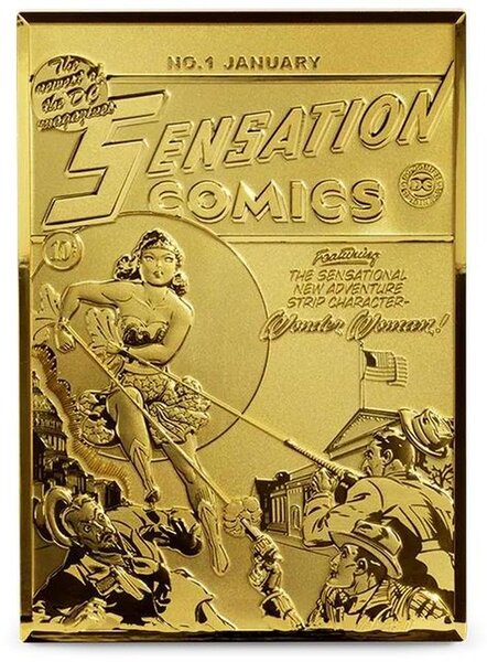 Pièce de monnaie en Argent 10 Dollars g 155.5 (5 oz) Millésime 2025 Golden Age SENSATION COMICS