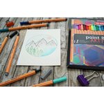 Etui 24 stylos feutres point 88 arty pointe fine assorties x 6 stabilo