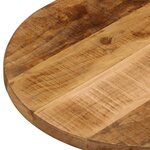 vidaXL Dessus de table 140x50x3 8cm ovale bois massif de manguier brut