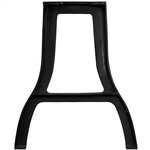 vidaXL Pied de table de salle à manger 2 Pièces Cadre en A Fonte