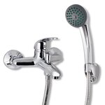 vidaXL Kit de robinet de douche Chrome