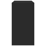 vidaXL Armoire d'évier noir 63x29x55 cm bois d'ingénierie