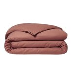 Housse de couette - 140 x 200 cm uni - Terracotta