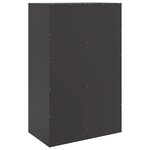 vidaXL Buffet noir 67x39x107 cm acier
