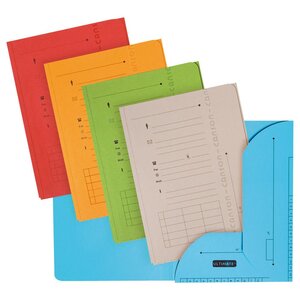 Chemise sous-dossier  Ultimate® 2 rabats - Carte - Assortis Tonique (Lot de 25)