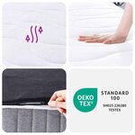 vidaXL Matelas à ressorts ensachés moyen 120x200 cm