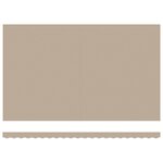 vidaXL auvent rétractable automatique beige 500x300 cm
