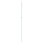 vidaXL Tête de lit métal blanc 160 cm