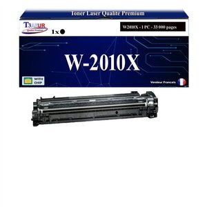 T3AZUR - Toner compatible avec HP Color LaserJet Managed E85055dn remplace HP W2010X / W2010A (HP 659X/659A)- Noir